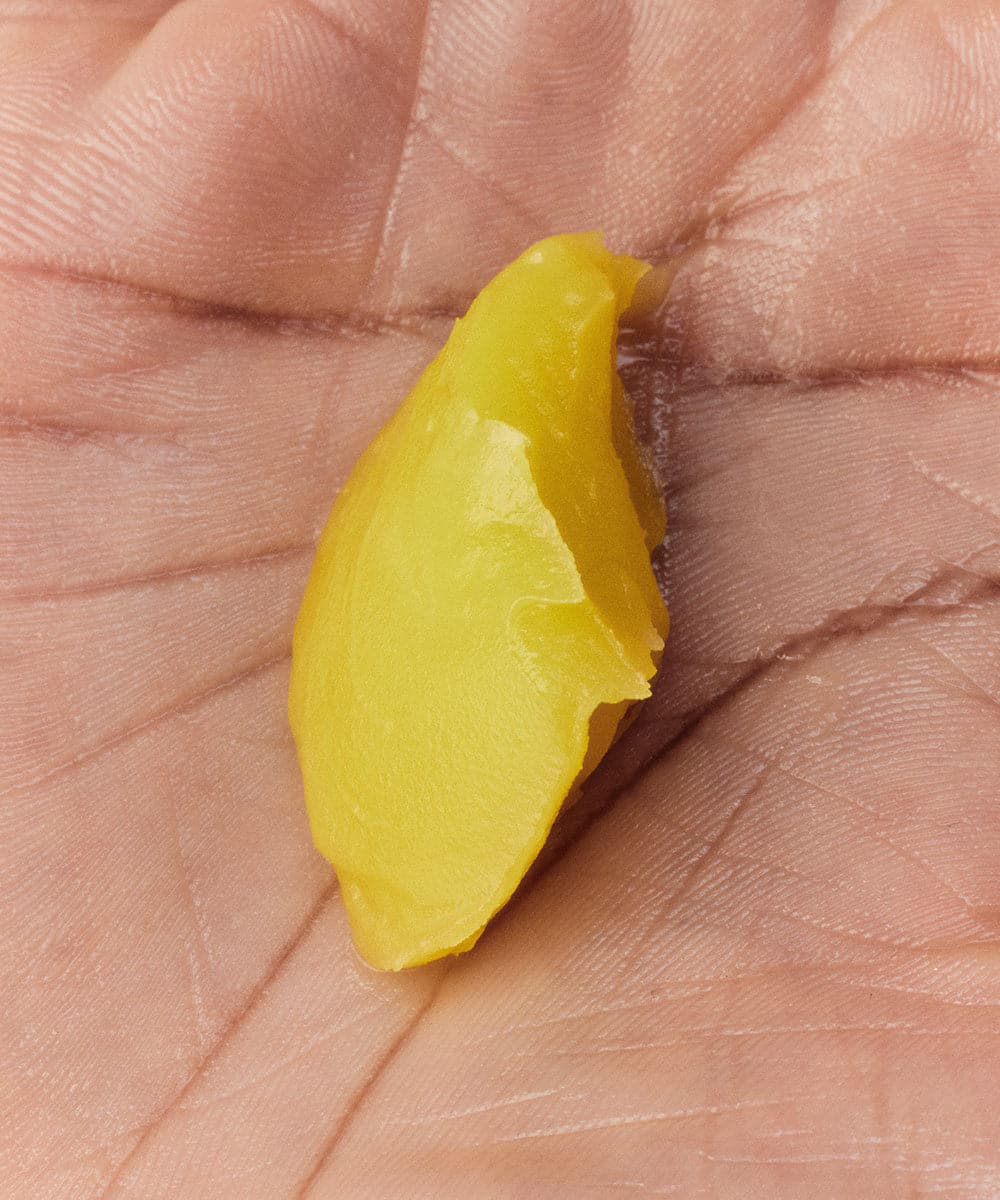 An organic, hormone-free VMAGIC® Vulva Balm by Medicine Mama in a person's hand.